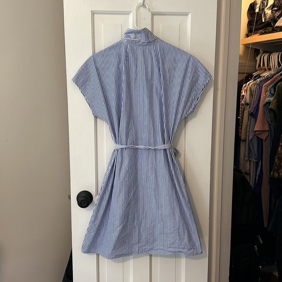 Theory Blue & White Striped Shirtdress size S - Picture 4 of 4